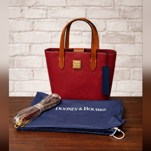 Dooney & Bourke Handbags - Dooney & Bourke Tote Crossbody - Mini Waverly - Burgundy - NWT